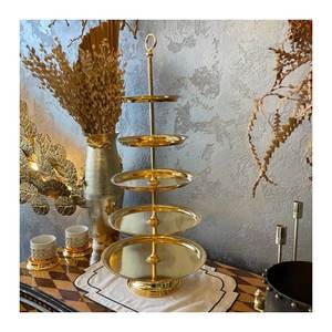 Soporte de diseño personalizado hecho a mano para pastel de cumpleaños fabricante y exportador de metal de la India con calidad de exportación - Product Image 1