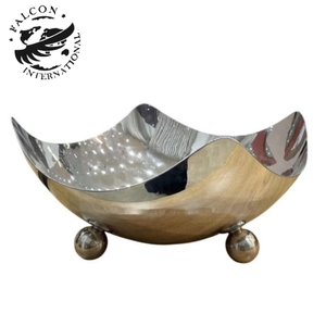 Bol à chocolat Design tendance pour le Moyen-Orient Bol sucré plaqué argent brillant et sûr Bol à chocolat en métal en gros le plus vendu - Product Image 4