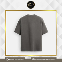 Camiseta de Hombre de Algodón 100% de Alta Calidad, Cuello Redondo, Manga Corta, Hombros Caídos, Transpirable, Cómoda para el Verano