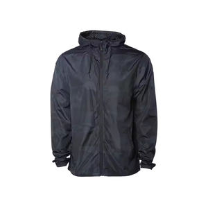 Veste coupe-vent élégante pour hommes Manteau coupe-vent léger et imperméable à capuche pour sport de plein air de course à pied respirant pour hommes - Product Image 1