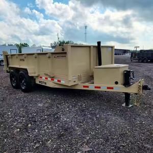 Envío Gratis Mini Remolque 2-3 Ton 5 Toneladas Granja Tractor Remolque Hidráulico Granja Volquete Remolque Precio Bajo - Product Image 4