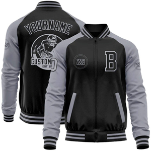 Veste universitaire personnalisée pour homme, veste bomber de baseball, logo personnalisé, nom, veste de collège, streetwear - Product Image 1