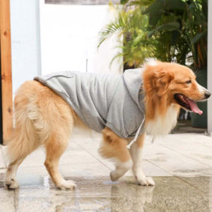 Sudadera con Capucha para Perro, Estilo Nuevo, Lisa, Colores Sólidos, con Bolsillo, de Felpa, para Perros y Gatos - Product Image 2