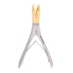 Pinzas de Corte Óseo Manuales de Acero Inoxidable de Calidad Premium, Instrumento Quirúrgico TC Semi-Dorado con Logotipo Personalizable - Product Image 3