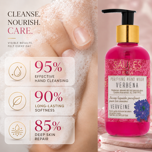 Verbena Herbal Aloe Extract Hand <b>Wash</b> Moisturizing Liquid <b>Soap</b> Gentle Daily Cleanser Handmade Soft Healthy Skin Premium LV - Product Image 1