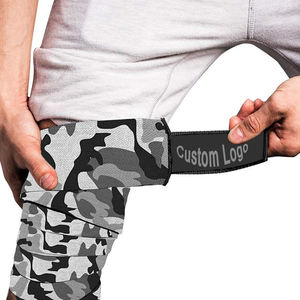 Logo personnalisé Musculation élastique Powerlifting Néoprène Genouillères Unisexe Prix direct d'usine pour l'haltérophilie - Product Image 5