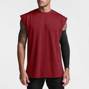 Séchage rapide été débardeurs pour hommes maille Gym Fitness vêtements musculation Stringer chemise sans manches pour l'entraînement en cours d'exécution - Product Image 1