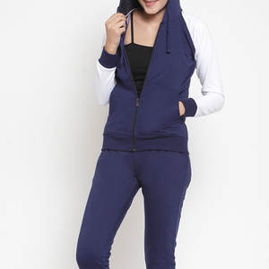 ชุดเสื้อผ้ามีฮู้ดสำหรับผู้หญิงผ้าฝ้าย100% น้ำหนักเบาระบายอากาศได้ดีดีไซน์แบบกำหนดเองสำหรับกลางแจ้งฤดูหนาว - Product Image 5