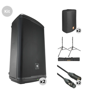 NUEVO ORIGINAL Kit de Altavoces Autoamplificados Dual EON715 con Soportes, Fundas, Bolsa y Cables - Product Image 2