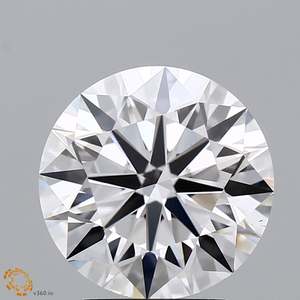 IGI Certified 3,36 Ct Round F VS1 White Lab Grown Diamonds para anillos de compromiso Fabricación de joyas Corte brillante Diamante de laboratorio Suelto - Product Image 1