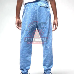 Latest Style Custom Design Acid Wash <b>Trousers</b> For Adult OEM Services Made In High Quality Acid Wash <b>Trousers</b> - Product Image 2