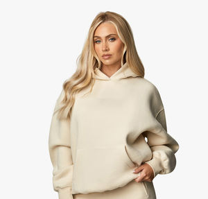 Venta al por mayor precios de fábrica para mujer pulóver Sudadera con capucha de gran tamaño y pantalón para mujer transpirable hecho en Pakistán - Product Image 3