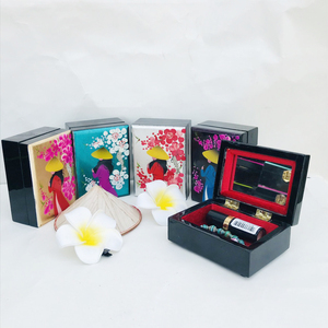 Fabricant de confiance boîtes de laque logo de marque personnalisé boîte à bijoux laquée pas cher prix de gros - Product Image 6