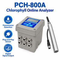 Sensor Klorofil Air Tawar PCH 800A UNI20 Transmitter RS485 Set Lengkap Penganalisis Klorofil Online Rentang 0-500ug/L SUS316L