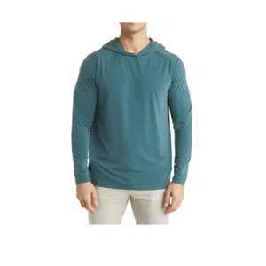 Pull à capuche à manches longues pour hommes T Shirt Casual Slim Fit Sweatshirt Col V Tee Tops - Product Image 2