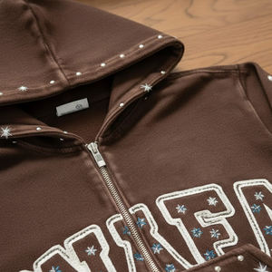 Nueva Llegada, Chándales de Invierno con Capucha de Alta Calidad, Ropa de Invierno, Chándal para Hombre, Precio Ajustable, Chándales con Pedrería para Hombre - Product Image 3