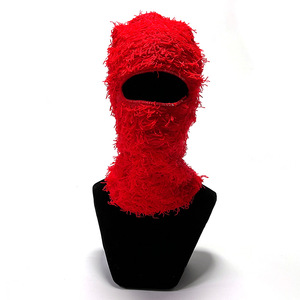 Pasamontañas de Punto Desgastado al por Mayor con MOQ Bajo, Pasamontañas de Esquí de Una Sola Abertura, Cubre Rostro Completo, Envío DDP - Product Image 4