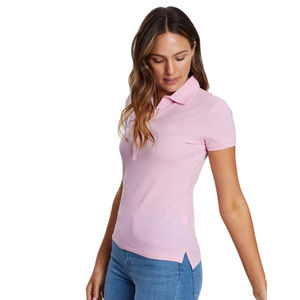 Polos deportivos de algodón personalizados de primera calidad para hombres y mujeres con estampado de moda de longitud corta con elección de logotipo personalizado - Product Image 1