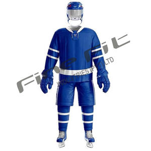 Maillots de coton à sublimation numérique personnalisés OEM uniformes sportifs de hockey sur glace durables vêtements d'équipe approvisionnement en gros - Product Image 1