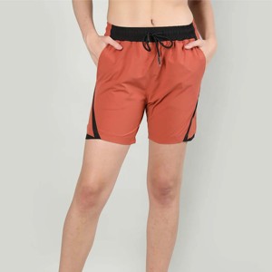 Short d'entraînement de fitness personnalisé de haute qualité pour femmes respirant éponge polaire taille élastique poches à séchage rapide 100% coton - Product Image 2