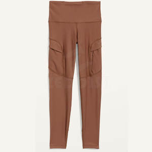 Leggings de fitness 100% coton de haute qualité pour femmes personnalisés extensibles pour la vente en ligne d'été - Product Image 5