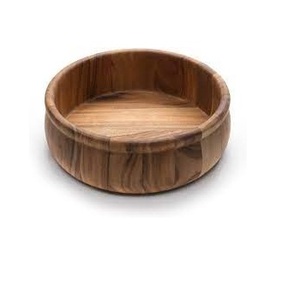 Cuenco de madera natural para servir ensaladas, cuenco de madera de mesa hecho a medida, cuenco de masa para uso doméstico en la cocina - Product Image 1