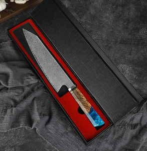 Mayorista Personalizado ODM Fábrica de Cubiertos Cuchillo de Chef de Acero de Damasco Cuchillo de Cocina de Madera Pakka Cuchillo de Cocina de Acero de Damasco - Product Image 2