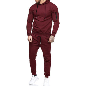 New 2025 Custom Two Piece Set Tracksuit Gym <b>Running</b> Plus Size Tracksuits for Men High Quality men Pullover Tracksuit - Product Image 1
