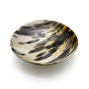 2025 bol à salade de luxe en corne de buffle fait à la main et poli style de conception décorative durable et lavable au lave-vaisselle - Product Image 5