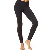 Classique noir taille haute sans couture Yoga Leggings femmes Fitness course Sport Push-up collants décontracté taille moyenne Yoga Legging