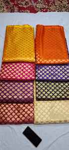 Wholesale Brocade Jacquard Fabric for Sarees Gowns Lehenga Choli <b>Curtains</b> Cushion Covers and Traditional Fashion Wear - Product Image 3