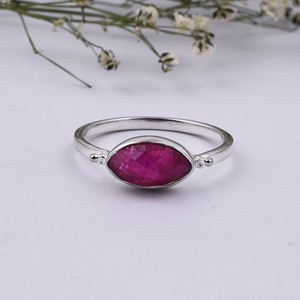 Vente en gros de bague en argent sterling 925 de style classique pierre précieuse d'améthyste naturelle avec incrustation de diamant de quartz bijoux de fête de mariage - Product Image 1