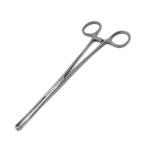Tisu bedah Allis penjepit forsep dengan Tang pengunci bergigi alat usus dokter hewan besi tahan karat. - Product Image 4