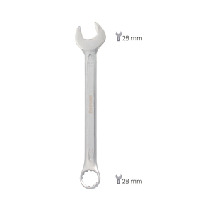 Combination Wrench Plus 28x28 Chrome Vanadium Steel. DIN3113 - Product Image 2