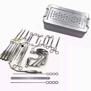 MEDZORA SURGICAL – Kit d'instruments chirurgicaux ORL manuels en acier inoxydable pour tonsillectomie et adénoïdectomie, 30 pièces, pour oreille, nez et gorge, certifié CE - Product Image 2