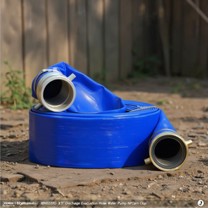 Tuyau d'évacuation DuroMax XPH0225D 2" x 25' pour pompe à eau avec raccord NPT Camlock - Product Image 3