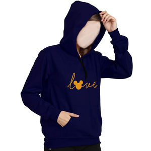 Sweat-shirts et sweats à capuche pour femmes les plus vendus, logo personnalisé sur le devant, hiver, manches longues, tissu en toile - Product Image 2