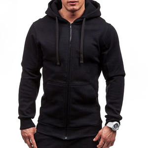Sweat à capuche pour homme 100 % coton French Terry, coupe décontractée, molleton épais de haute qualité, coupe régulière, hiver, teinture unie - Product Image 6