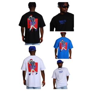 T-shirt surdimensionné Streetwear Imprimé graphique vintage surdimensionné Grande taille Coton lourd OEM ODM - Product Image 2