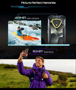 Cubot Kingkong MINI 4 de Gama Alta, 8+256 GB, Android 15 Fluido, Cámara de Alta Resolución de 48 MP, IP68, Pantalla LCD HD de 4.7'' y Batería de Larga Duración de 4700 mAh - Product Image 4