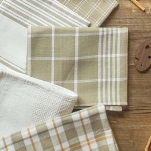 Classique blanc couleur 100% coton cuisine serviette ensemble vitesse eau absorber cuisine torchon décoratif utilitaire nettoyage durable - Product Image 5