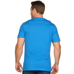 Camiseta Azul Lisa para Hombre, Venta al Por Mayor, Personalizable, Verano, Soporte OEM - Product Image 6