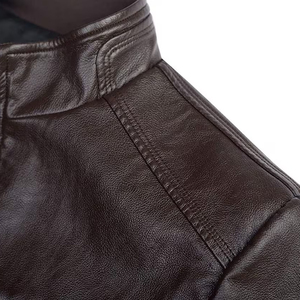 High Quality <b>Men's</b> Winter Style 100% Leather <b>Jackets</b> New Fashionable XL Size with Low Price Canvas Fabric <b>jacket</b> <b>for</b> <b>men</b> - Product Image 3