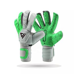 Gants de gardien de but professionnels en latex allemand de qualité supérieure, personnalisables, antidérapants, respirants, avec sangle de poignet réglable pour - Product Image 3