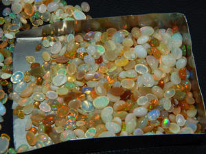 Lote de cabujón de ópalo etíope piedras preciosas sueltas Multi fuego 100% ópalo Natural sin tratamiento piedras preciosas aplicadas - Product Image 6