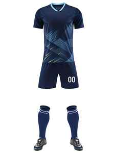 2025 maillot de football ensemble Kit d'uniforme de Football pour jeunes pour garçons et filles vêtements de sport respirants et à séchage rapide uniformes de maillot de Football - Product Image 3