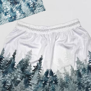 Short d'été en maille à séchage rapide pour homme, short de bain personnalisé pour homme de basket-ball sublimé avec logo, nouvel arrivage - Product Image 6