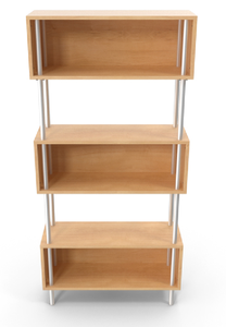 Estantería de madera/gabinete de madera/Almacenamiento de oficina en casa sala de estar estantería dormitorio estantería estantes de habitación para niños gabinete de biblioteca - Product Image 5