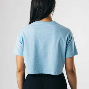 Maillots courts en velours côtelé de coton pour femmes grandes tailles, col montant côtelé, coupe ajustée, design personnalisable, respirant et écologique - Product Image 4