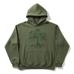 Sudadera con capucha bordada personalizada de alta calidad para hombre al por mayor, sudadera con capucha bordada de algodón OEM para adultos - Product Image 1